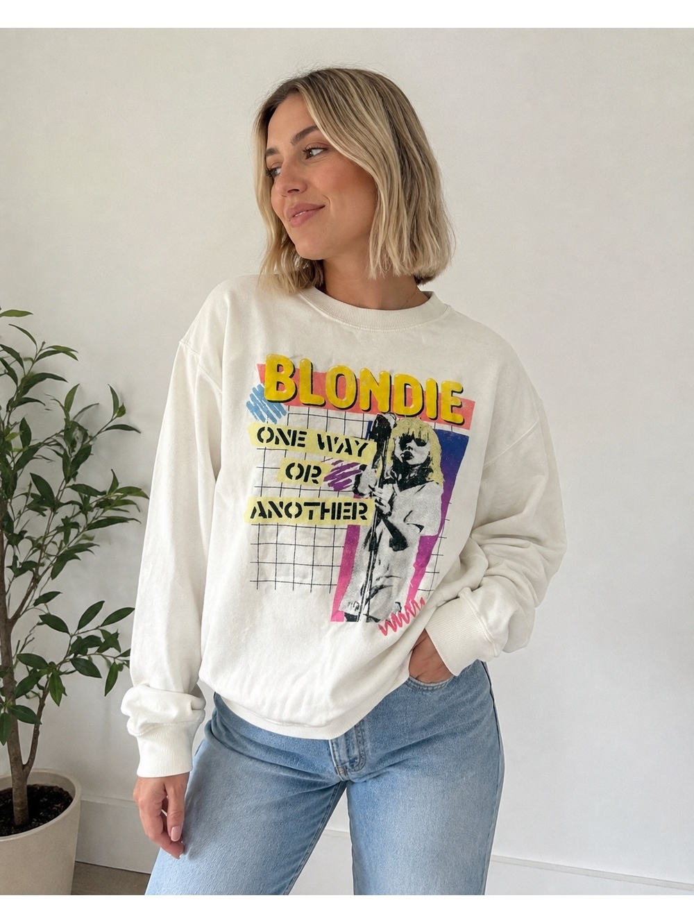 Blondie One Way or Another Graphic Sweatshirt Size Small